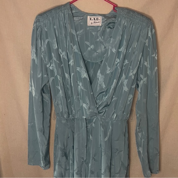 Vintage floral green jumpsuit - Picture 3 of 7